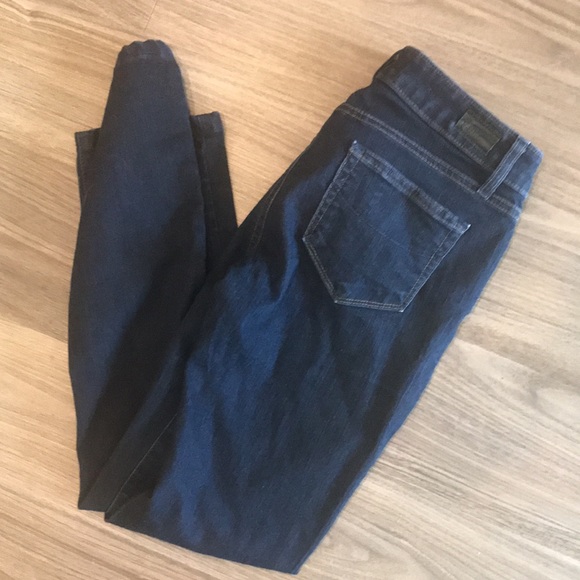 EUC PAIGE Skyline Skinny Dark Denim Jeans size 26 - Picture 5 of 5